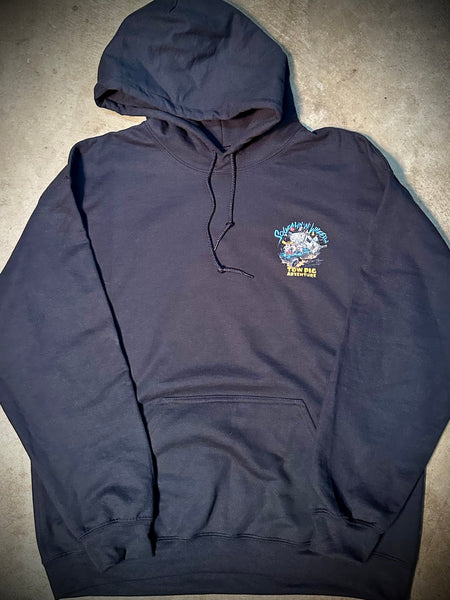 SQUEALIN PULLOVER HOODIE | BLACK
