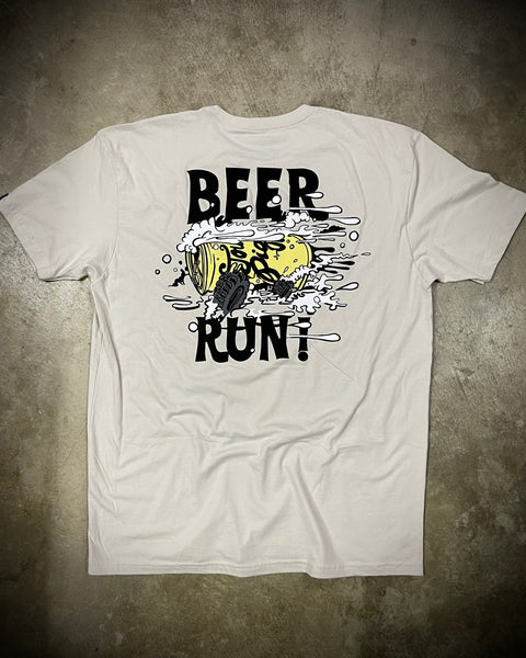 THE RUN TEE | TAN