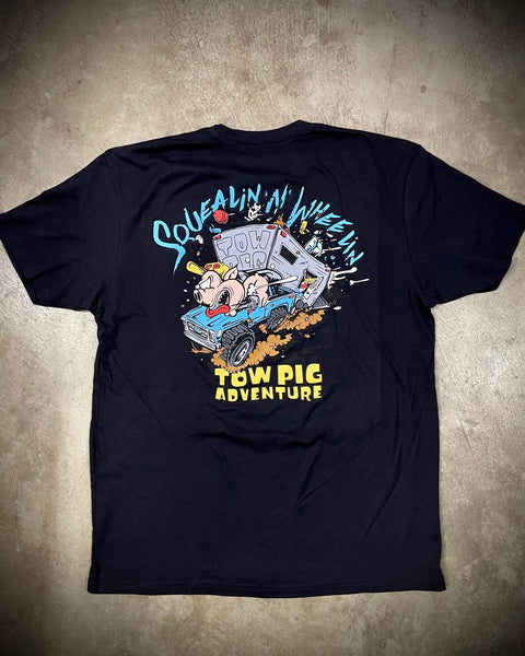 SQUEALIN TEE | BLACK