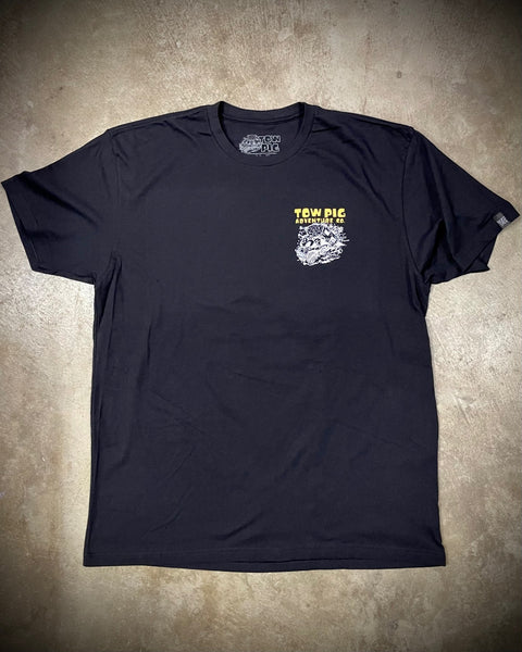 SQUEALIN TEE | BLACK