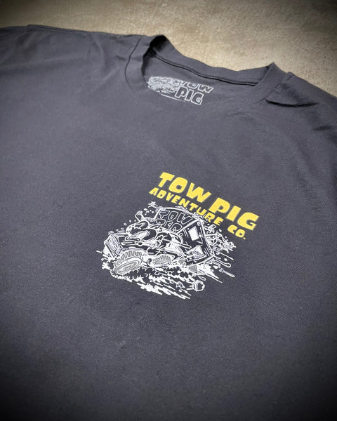 SQUEALIN TEE | BLACK