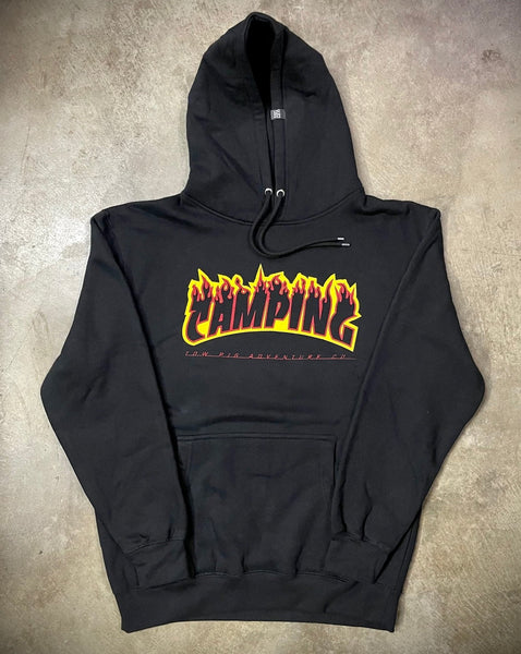 THE CAMPING PULLOVER HOODIE | BLACK