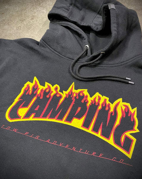 THE CAMPING PULLOVER HOODIE | BLACK
