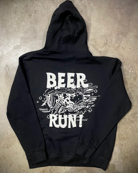THE RUN PULLOVER HOODIE | BLACK