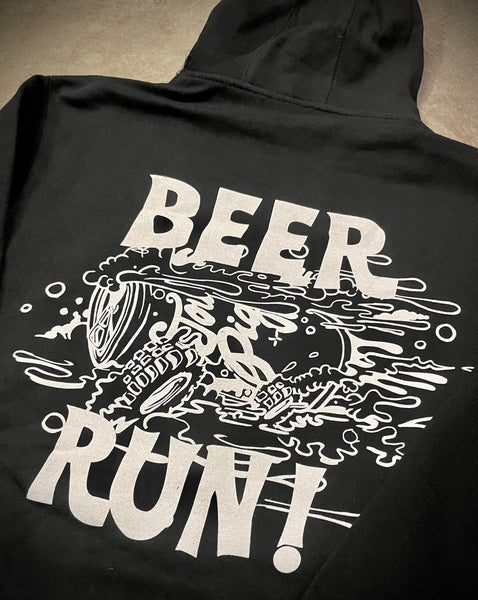 THE RUN PULLOVER HOODIE | BLACK