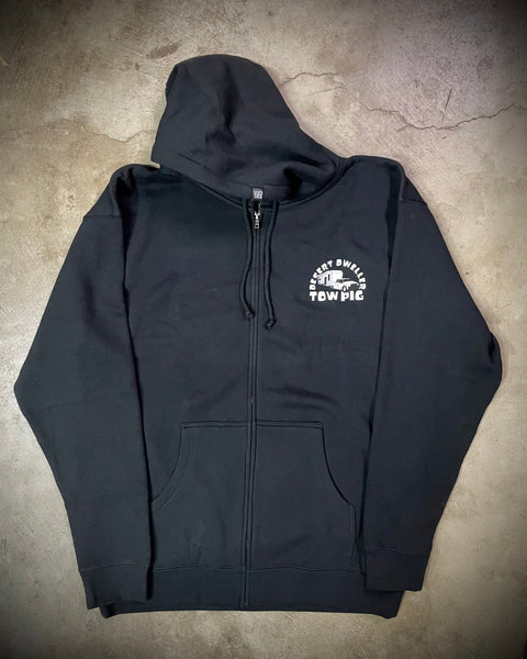 DESERT DWELLER ZIP HOODIE | BLACK