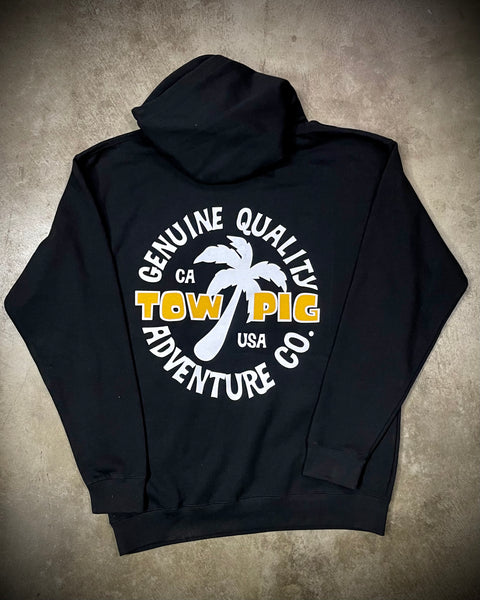 ADVENTURE CO PULLOVER HOODIE | BLACK