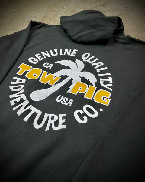 ADVENTURE CO PULLOVER HOODIE | BLACK