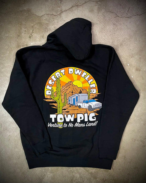 DESERT DWELLER ZIP HOODIE | BLACK