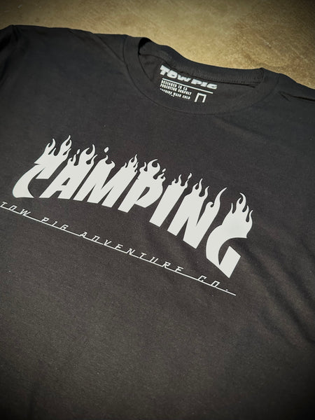 THE CAMPING TEE | BLACK & WHITE