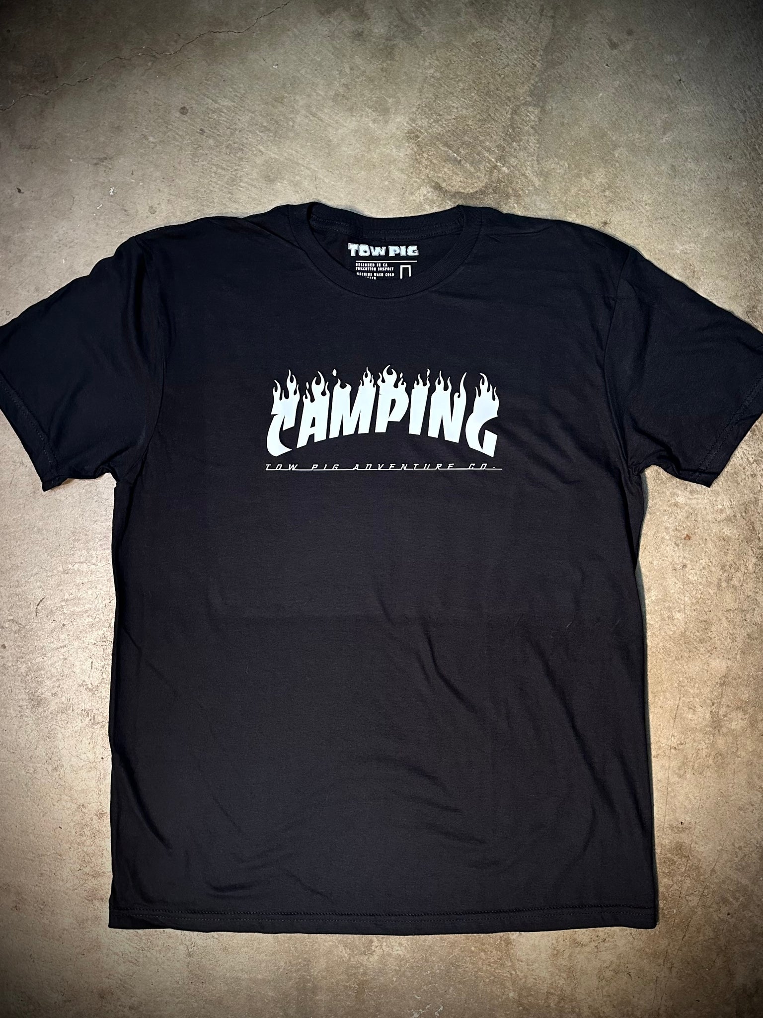 THE CAMPING TEE | BLACK & WHITE