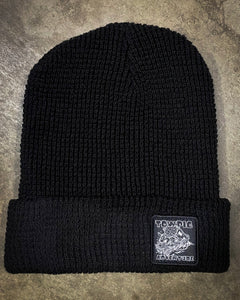 WHEELIN WAFFLE BEANIE | BLACK