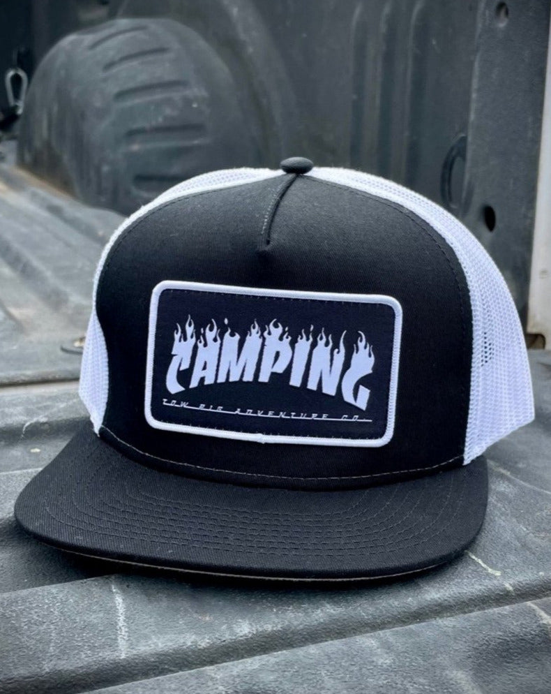 CAMPING MESH BACK | BLACK.WHT