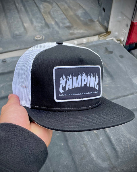 CAMPING MESH BACK | BLACK.WHT