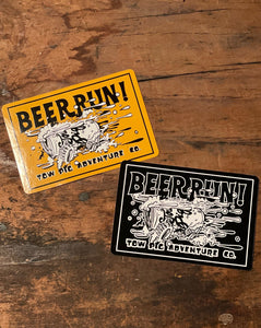 THE RUN STICKER 2PK | AST