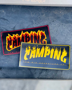 CAMPING 2PK STICKER | MULTI