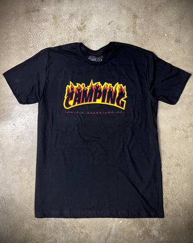 THE CAMPING TEE | BLACK