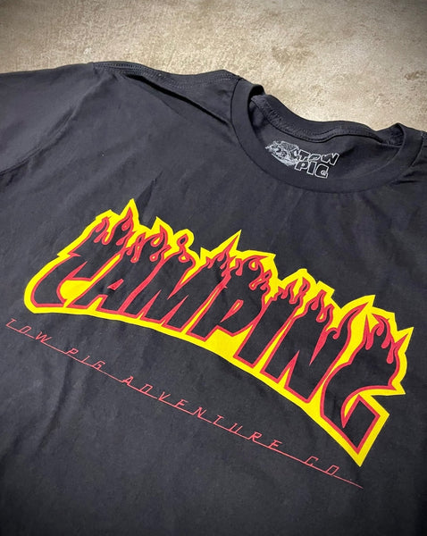 THE CAMPING TEE | BLACK