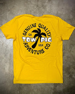 ADVENTURE CO TEE | GOLD