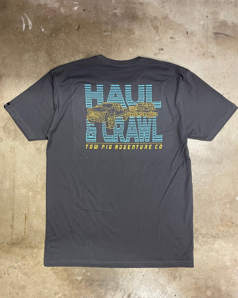 HAUL & CRAWL TEE | CHARCOAL