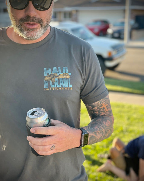 HAUL & CRAWL TEE | CHARCOAL