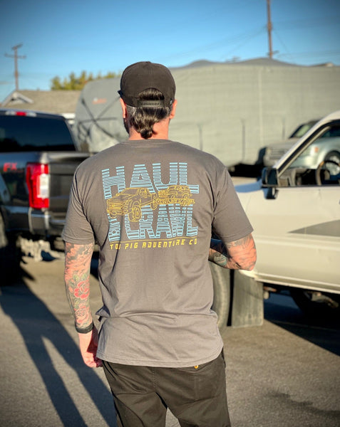 HAUL & CRAWL TEE | CHARCOAL